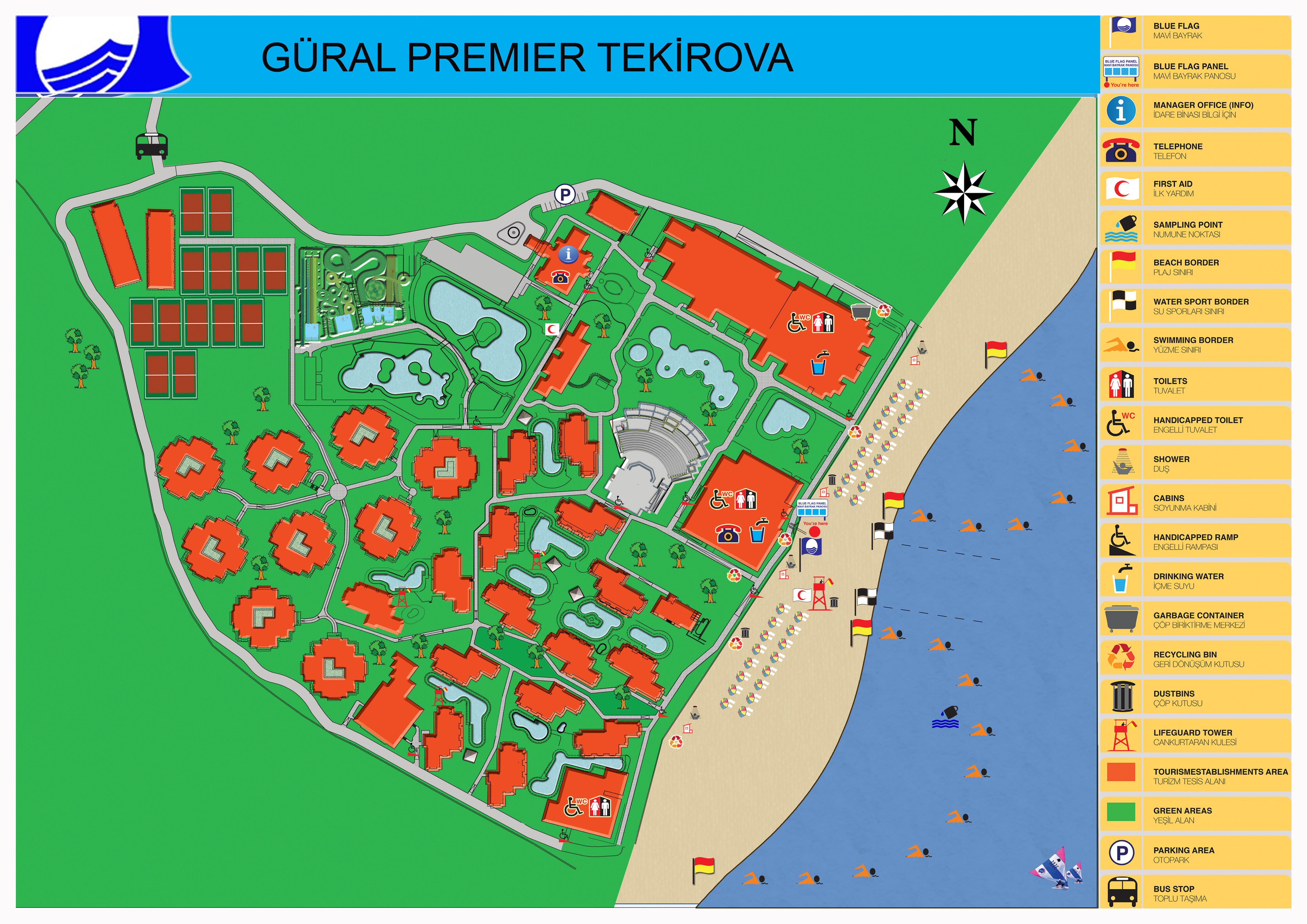 Gural belek карта отеля