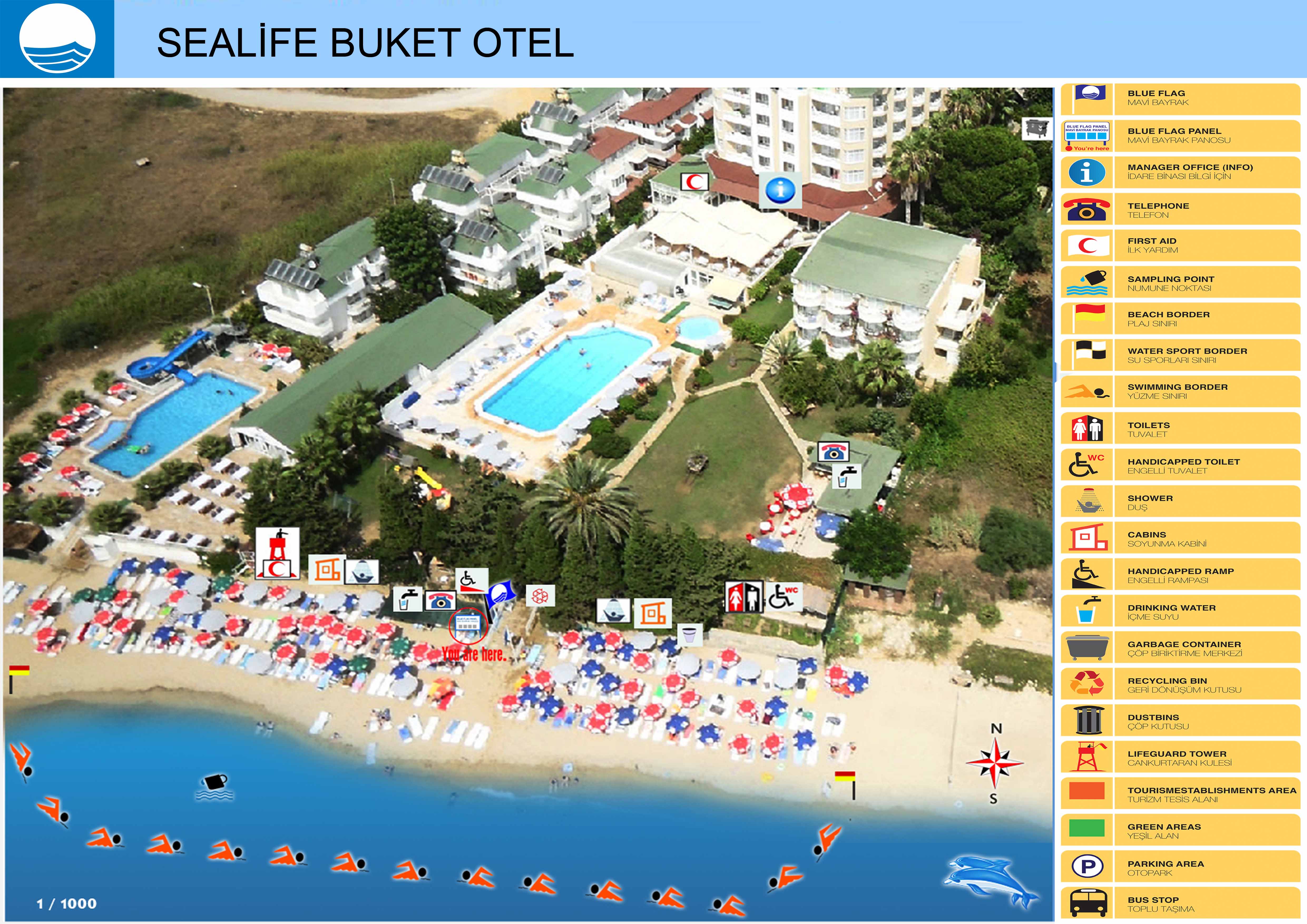 Sealife buket resort beach hotel 5 карта